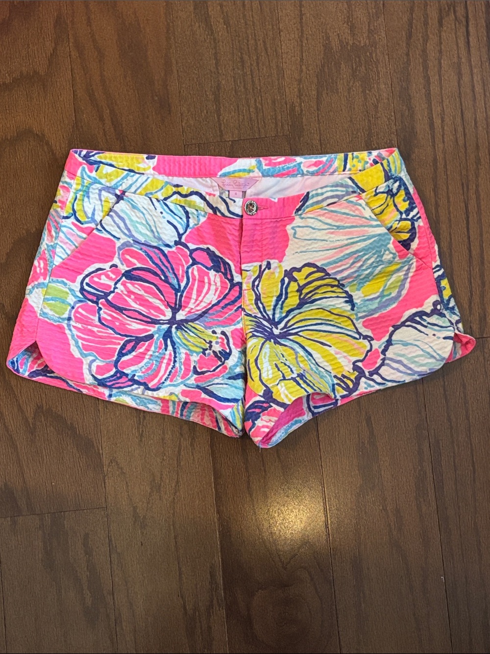 Lilly Pulitzer Pink Floral Shorts